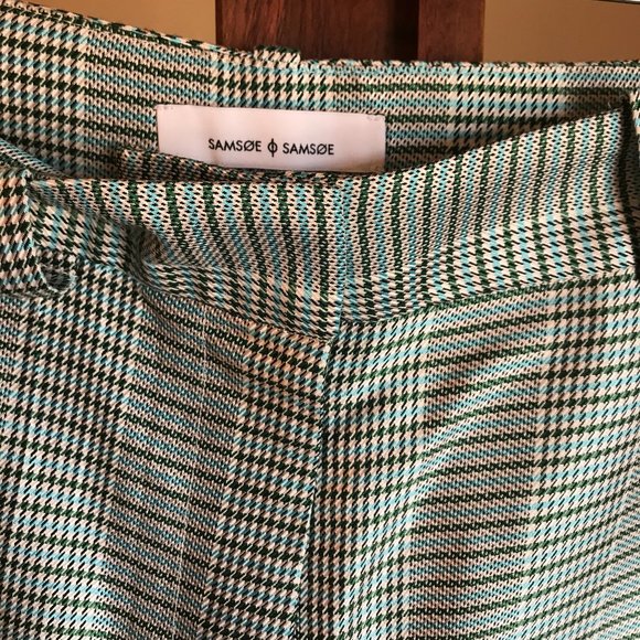 DESIGNER Samsoe & Samsoe "Efe" Plaid Dress Pants - Picture 7 of 10